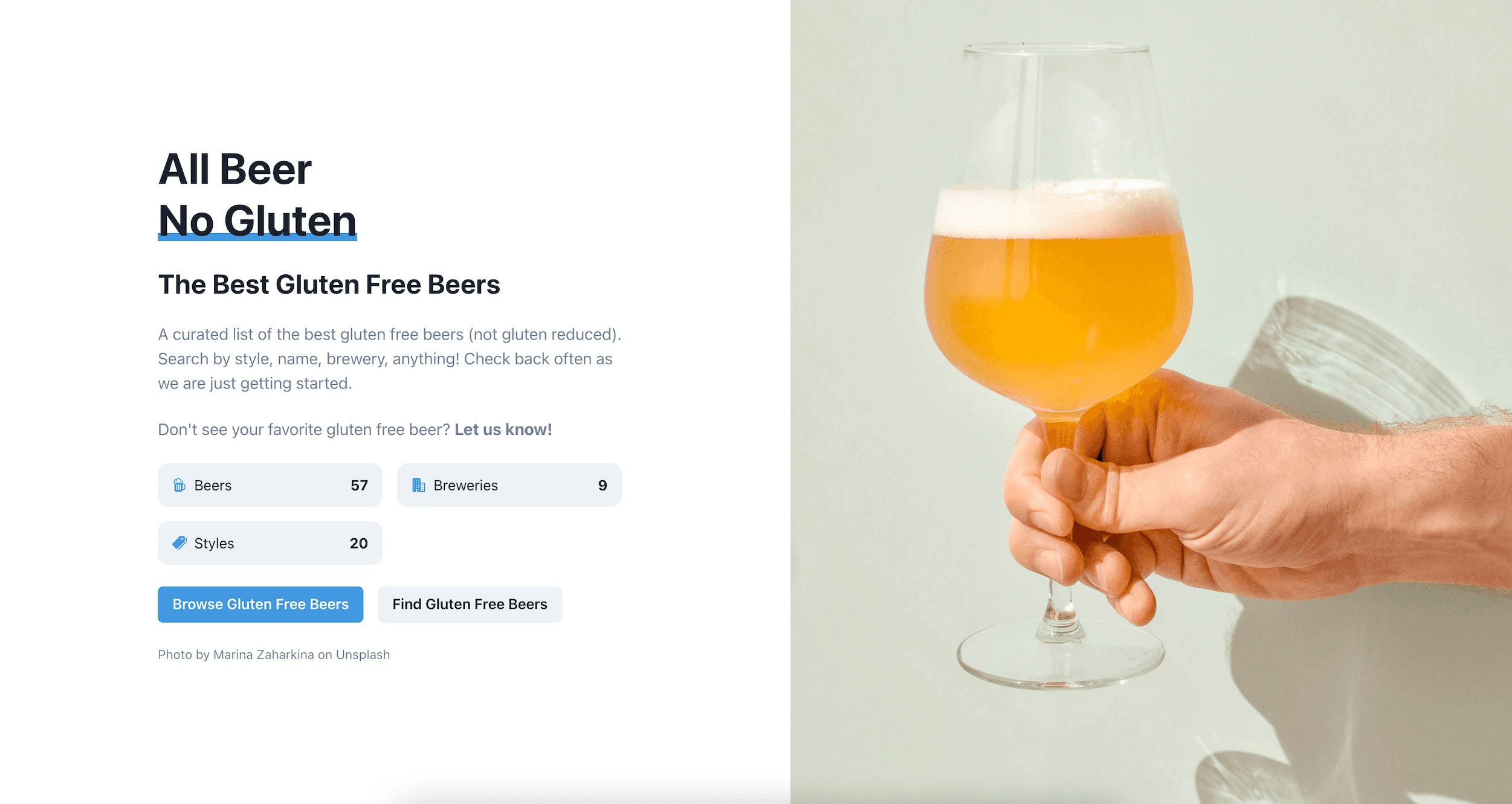 Cover image for All Beer No Gluten